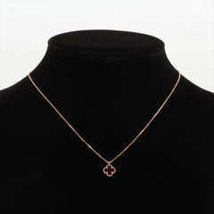Van Cleef & Arpels Sweet Alhambra Carnelian Necklace