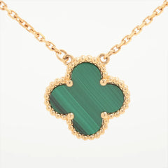 Van Cleef & Arpels Vintage Alhambra Malachite Necklace