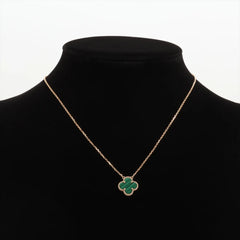Van Cleef & Arpels Vintage Alhambra Malachite Necklace