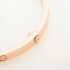 Cartier Love SM Pink Gold Size 17 Bracelet
