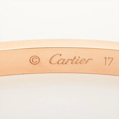 Cartier Love SM Pink Gold Size 17 Bracelet