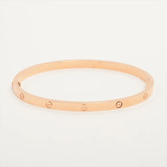 Cartier Love SM Pink Gold Size 17 Bracelet