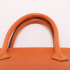 Hermes Birkin 35 Orange O Square Stamp