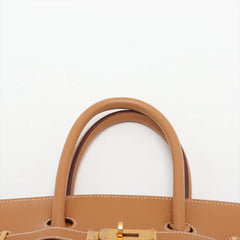 Hermes Birkin 35 Natural Sable Square F Stamp