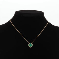 Van Cleef & Arpels Vintage Alhambra Malachite Necklace
