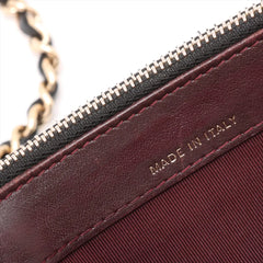Chanel Matelasse Wallet with Chain Black