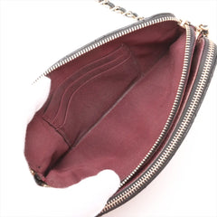 Chanel Matelasse Wallet with Chain Black
