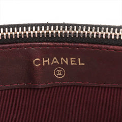 Chanel Matelasse Wallet with Chain Black