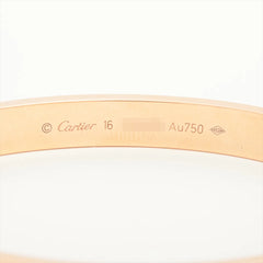 Cartier Classic Model Love Bracelet Size 16 Pink Gold