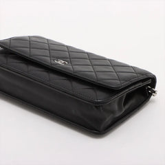 Chanel Wallet on Chain WOC Black