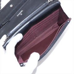 Chanel Wallet on Chain WOC Black