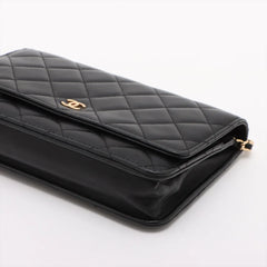 Chanel Wallet on Chain WOC Black