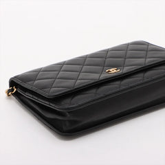 Chanel Wallet on Chain WOC Black