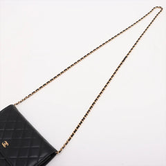Chanel Wallet on Chain WOC Black