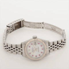 Rolex Lady Datejust 26mm Mother of Pearl Face with Ruby Dial 79174