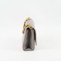 DEAL OF THE WEEK Chanel Grey Chain Flap Caviar