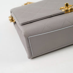 DEAL OF THE WEEK Chanel Grey Chain Flap Caviar