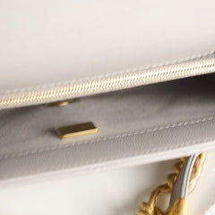 DEAL OF THE WEEK Chanel Grey Chain Flap Caviar