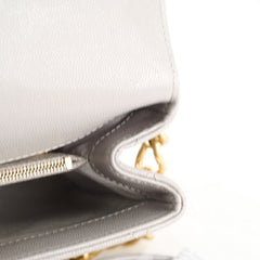 DEAL OF THE WEEK Chanel Grey Chain Flap Caviar