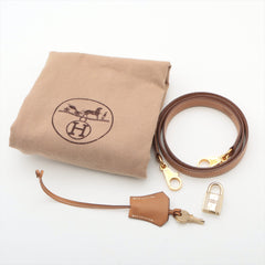 Hermes Kelly 28 Box Calf Gold - V Stamp