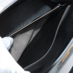 Hermes Kelly 28 Box Leather Noir Y Circle Stamp