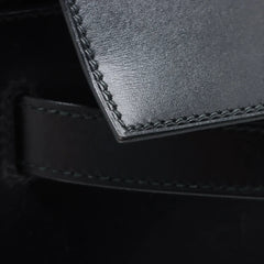 Hermes Kelly 28 Box Leather Noir Y Circle Stamp