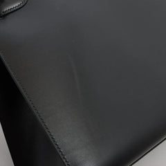 Hermes Kelly 28 Box Leather Noir Y Circle Stamp