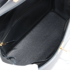 Hermes Kelly 28 Box Leather Noir Y Circle Stamp
