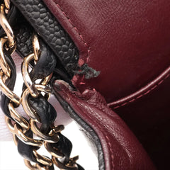 Chanel Medium/Large Caviar Double Classic Flap Black GHW