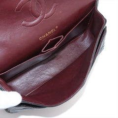 Chanel Medium/Large Caviar Double Classic Flap Black GHW