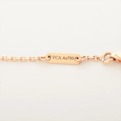 Van Cleef & Arpels Sweet Alhambra Hearts Carnelian Bracelet 2025