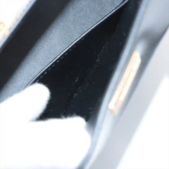 Hermes Mini Kelly Noir GHW Box Leather U Stamp Black