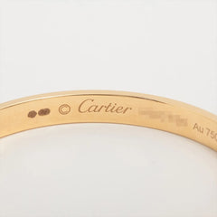 Cartier Love Hoop Earrings Yellow Gold