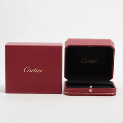 Cartier Love Hoop Earrings Yellow Gold