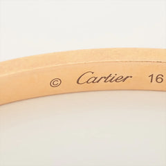 Cartier Love SM Size 16 Pink Gold Bracelet