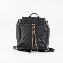 Chanel CC Filigree Quilted Caviar Backpack