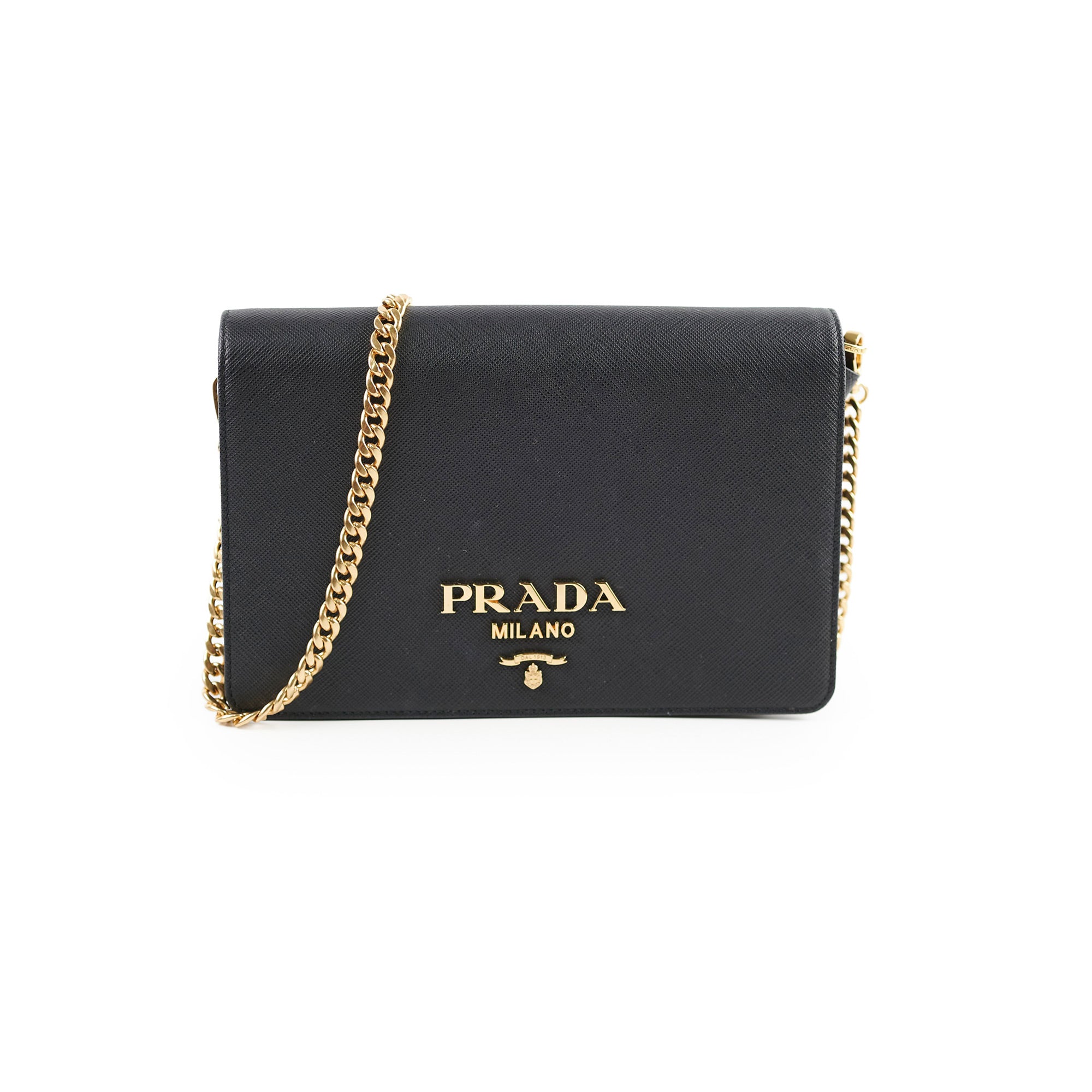 Prada Large Saffiano Black Crossbody Bag – THE PURSE AFFAIR