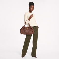 Louis Vuitton Lunar Mahina GM Brown - On model