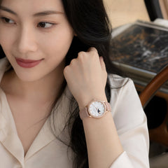 Blancpain Villeret 29mm Rose Gold Moonphase Diamond Watch