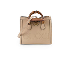 Gucci Diana Medium Bamboo Tote in Beige