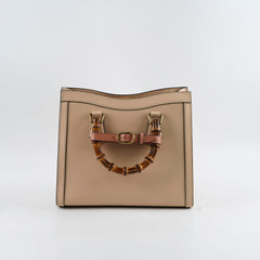 Gucci Diana Medium Bamboo Tote in Beige