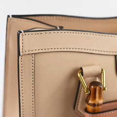 Gucci Diana Medium Bamboo Tote in Beige
