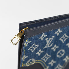 Louis Vuitton x Nigo Monogram Denim Drip Pochette Voyage MM