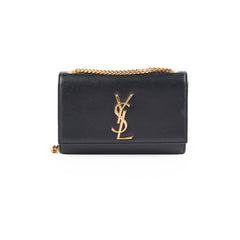 Saint Laurent Small Kate Black Chain Bag