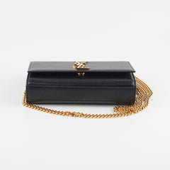 Saint Laurent Small Kate Black Chain Bag