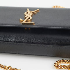 Saint Laurent Small Kate Black Chain Bag