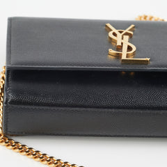 Saint Laurent Small Kate Black Chain Bag