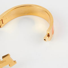 Hermes H Clic Clac Bracelet Orange