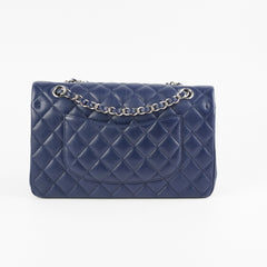 Chanel Caviar M/L Classic Flap Navy