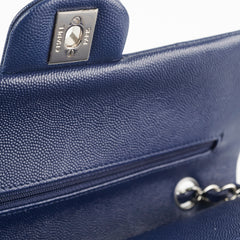 Chanel Caviar M/L Classic Flap Navy